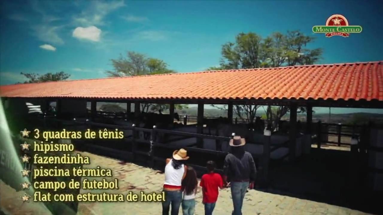 Flat Grande Em Hotel Fazenda Monte Castelo - Gravata - Saire Exterior foto